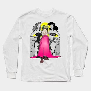 No shyness: She loves herself! Long Sleeve T-Shirt